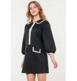 Chad Long Sleeve Textured Midi Dress