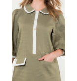 Chad Long Sleeve Textured Midi Dress