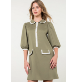 Chad Long Sleeve Textured Midi Dress