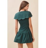 TCEC Huntress Scalloped Collar Dress