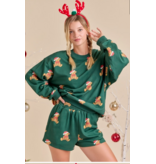 Santa Teddy Holiday Lounge Set