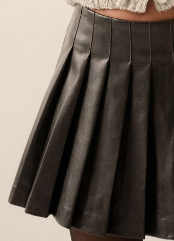 Zora Pleated Mini Skirt
