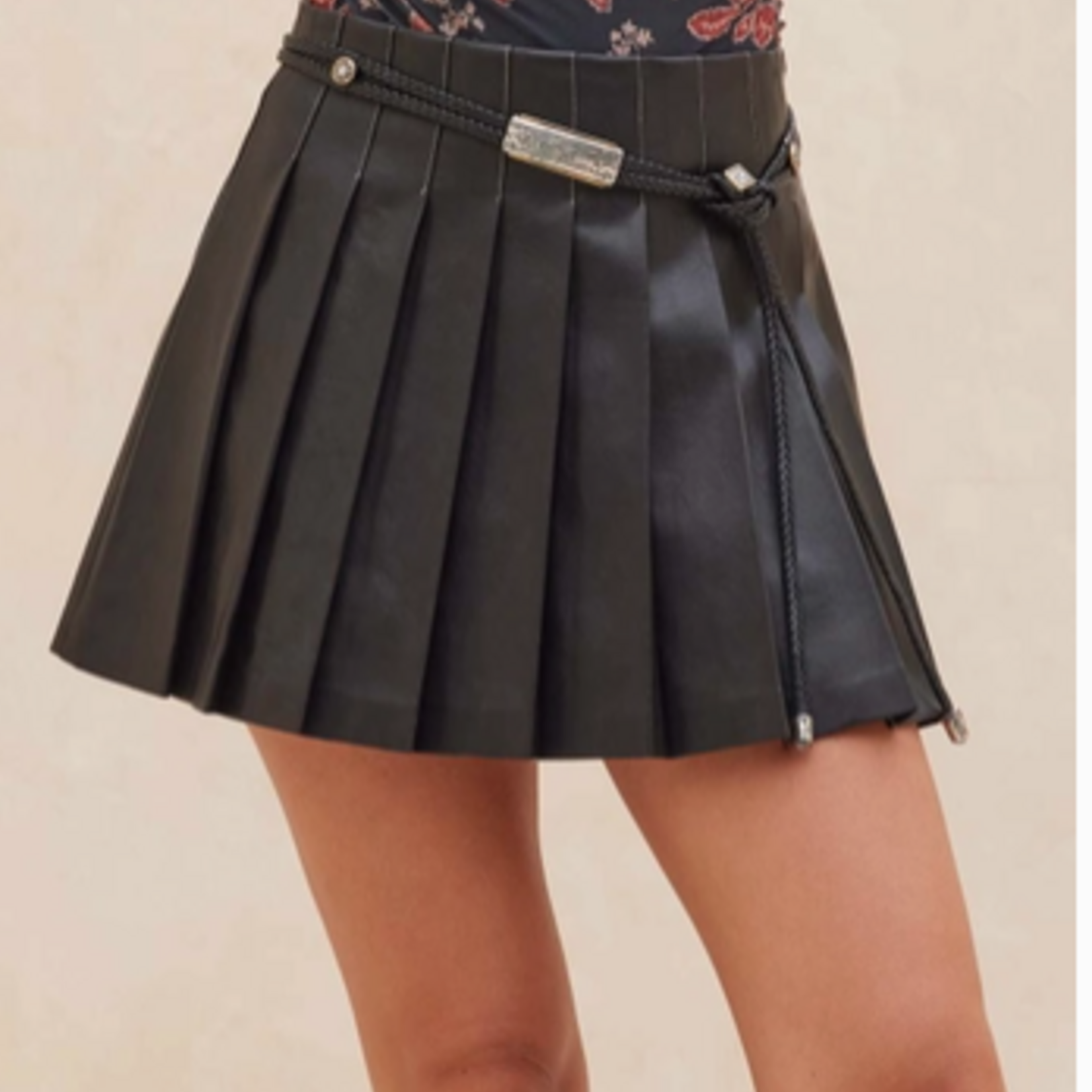 Zora Pleated Mini Skirt