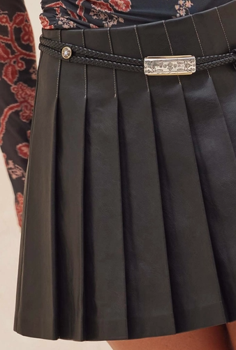 Zora Pleated Mini Skirt