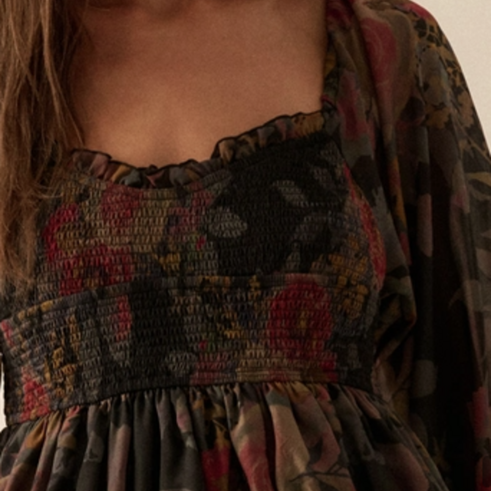 Rachel Floral Smocked Maxi Dress