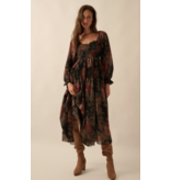 Rachel Floral Smocked Maxi Dress