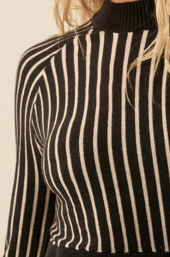 Harlow Striped Maxi Sweater Dress