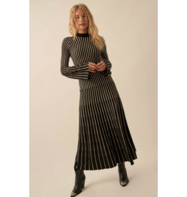 Harlow Striped Maxi Sweater Dress