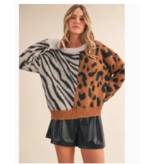 Animal Duo Printed Sweater