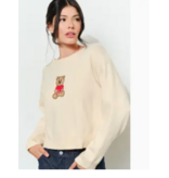 Tobi Bear Beaded Sweater