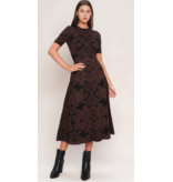 Ashleigh Jacquard Sweater Midi Dress