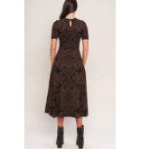 Ashleigh Jacquard Sweater Midi Dress