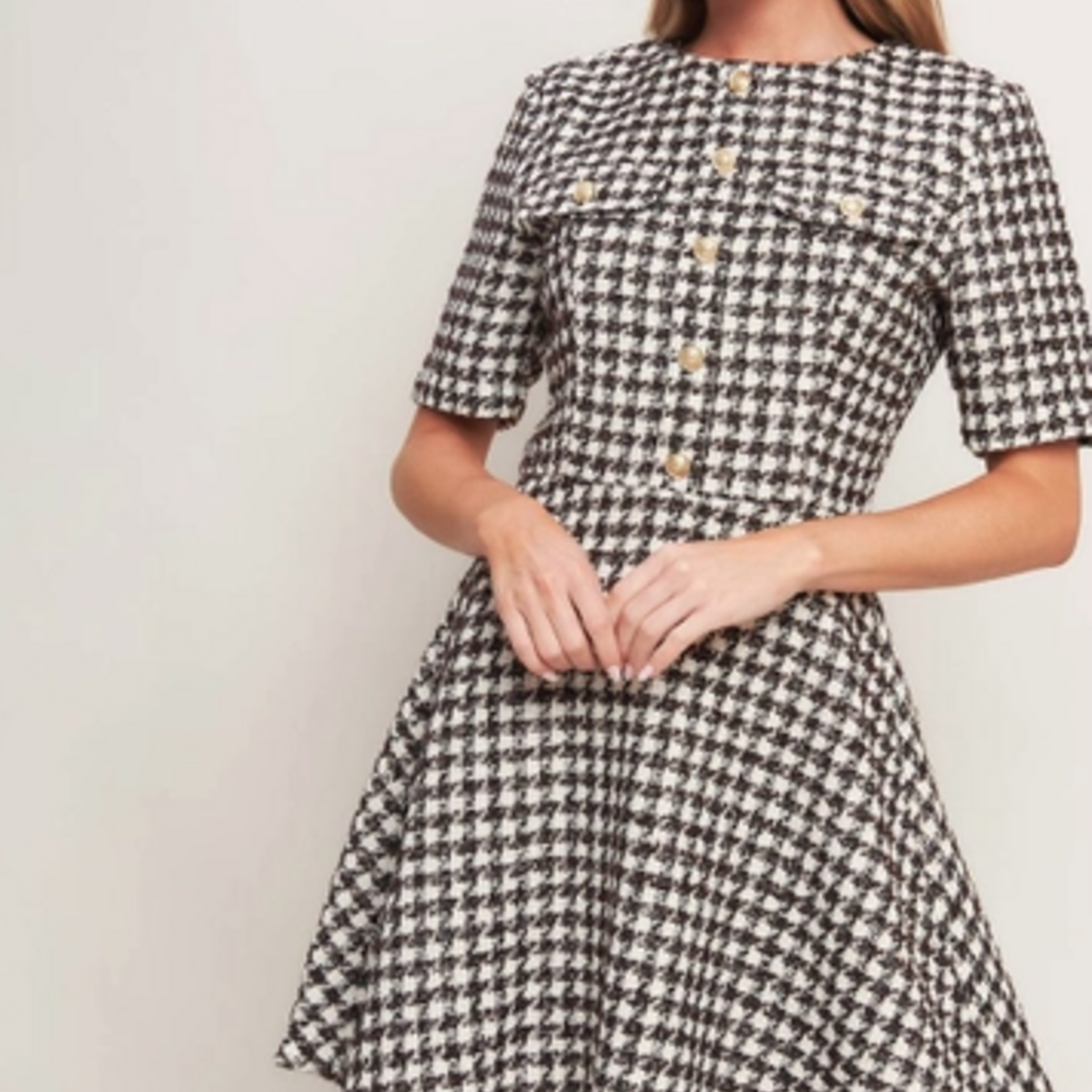 Theodora Tweed Mini Dress