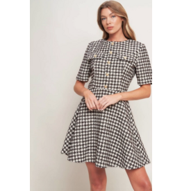 Theodora Tweed Mini Dress