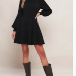 Baylor Heavy Knit Mini Dress