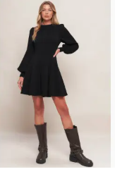 Baylor Heavy Knit Mini Dress