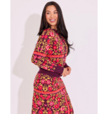 Alden Adair MEREDITH CARDIGAN GOLDEN FLORAL