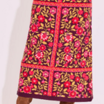 Alden Adair VIVIAN SWEATER SKIRT GOLDEN FLORAL