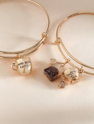 Alex and Ani Spill the Tea Duo Charm Bangle