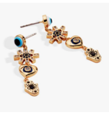 Alex and Ani Evil Eye Linear Earring