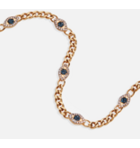 Alex and Ani Evil Eye Curb Chain Inline Bracelet