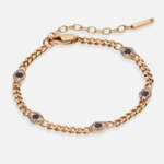 Alex and Ani Evil Eye Curb Chain Inline Bracelet