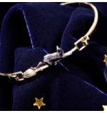 Alex and Ani Celestial Cat Tension Bangle