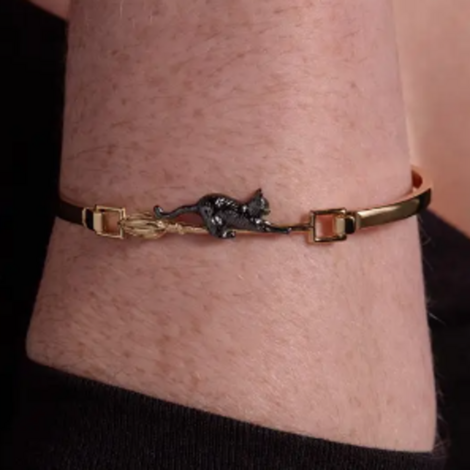 Alex and Ani Celestial Cat Tension Bangle