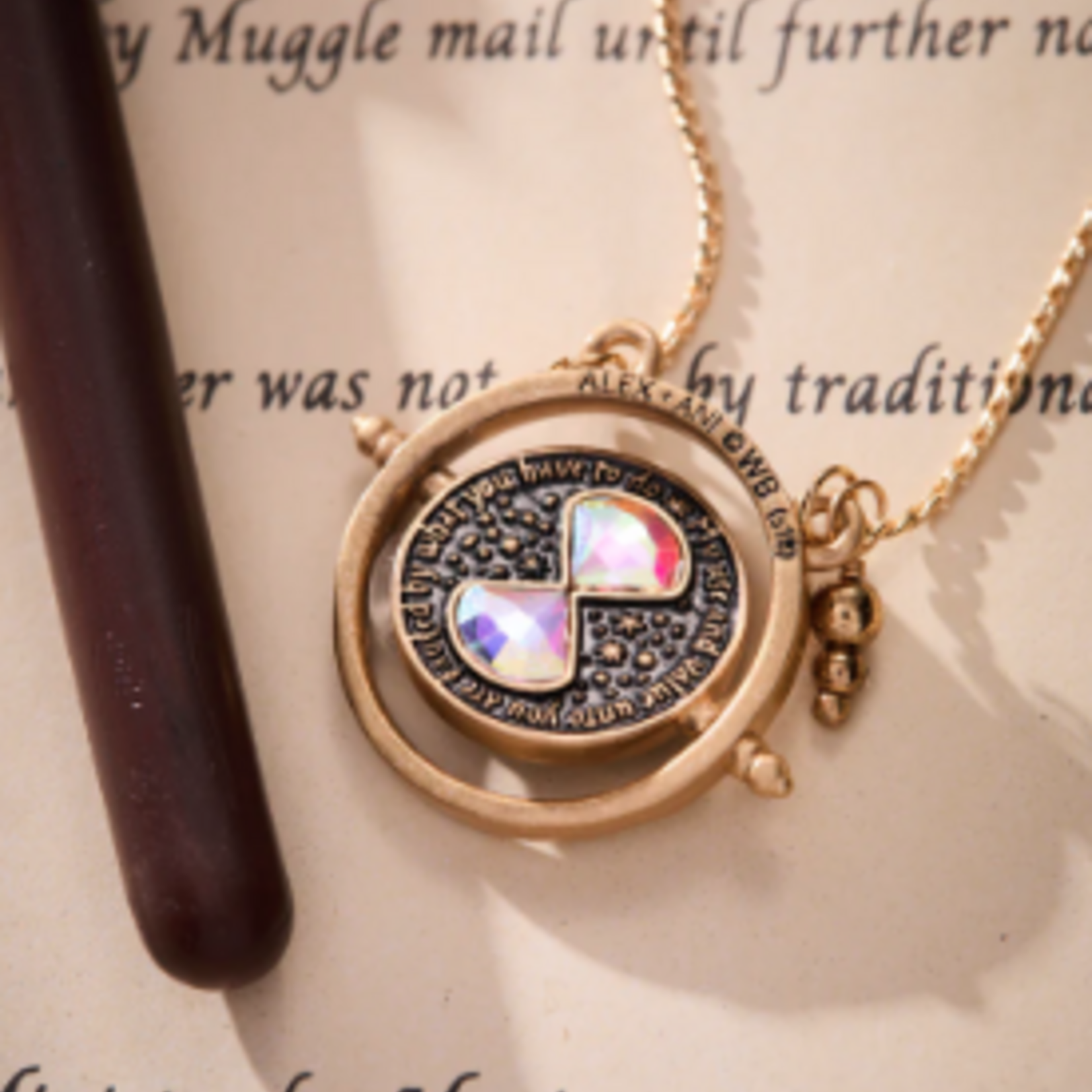 Alex and Ani Harry Potter™ Time Turner Spinner Necklace
