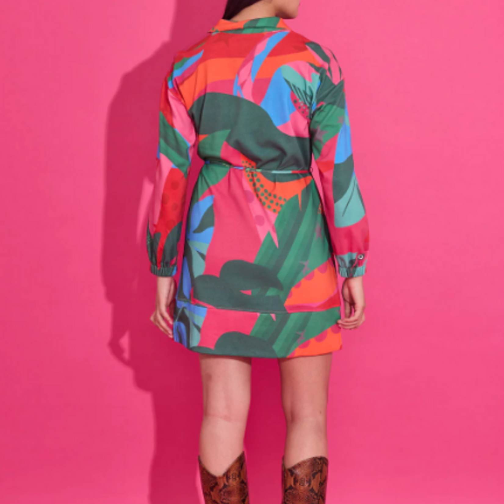 Alden Adair Logan Dress Tropical Jingle