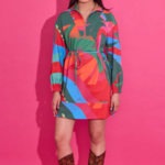 Alden Adair Logan Dress Tropical Jingle