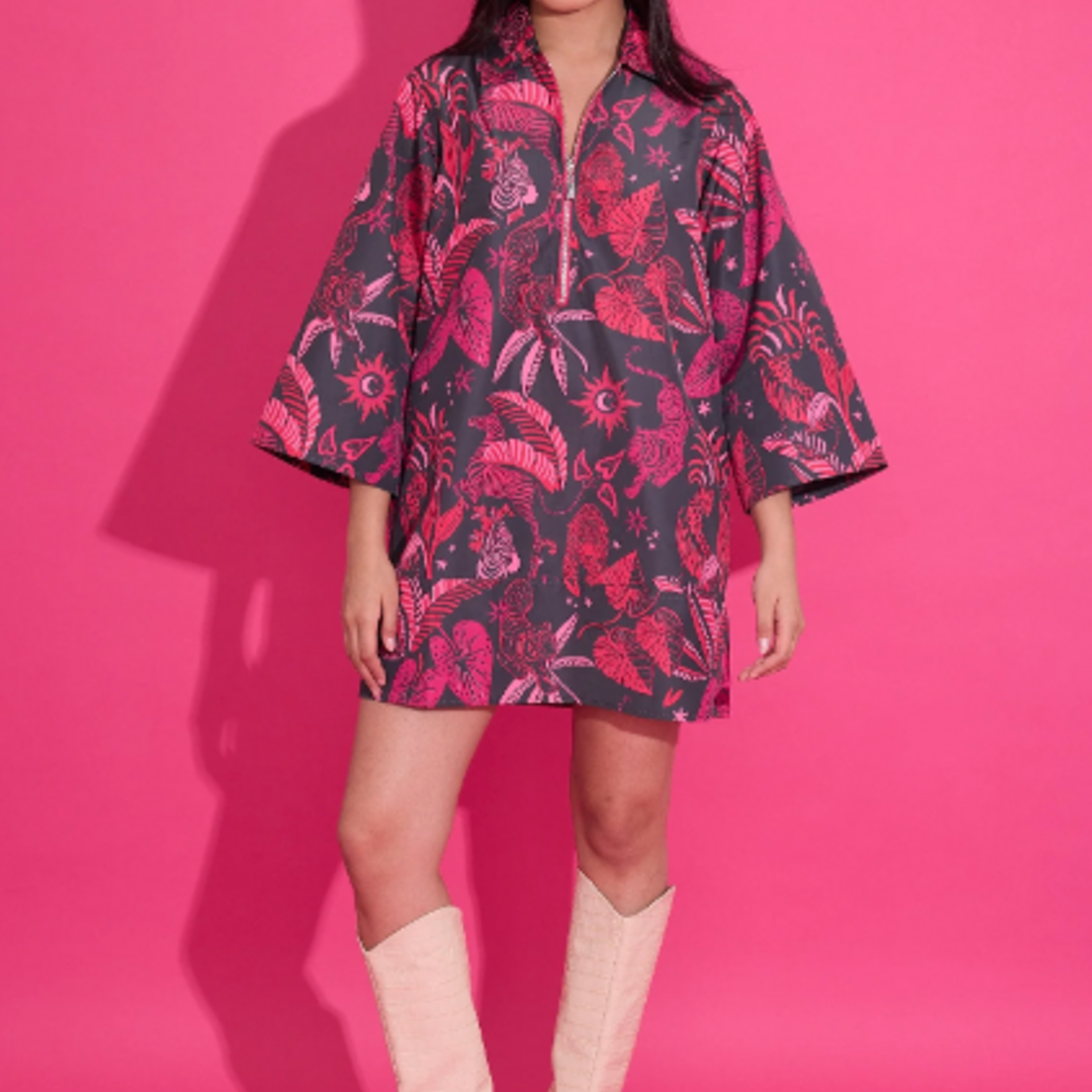 Alden Adair Dakota Dress Zebra Lounge