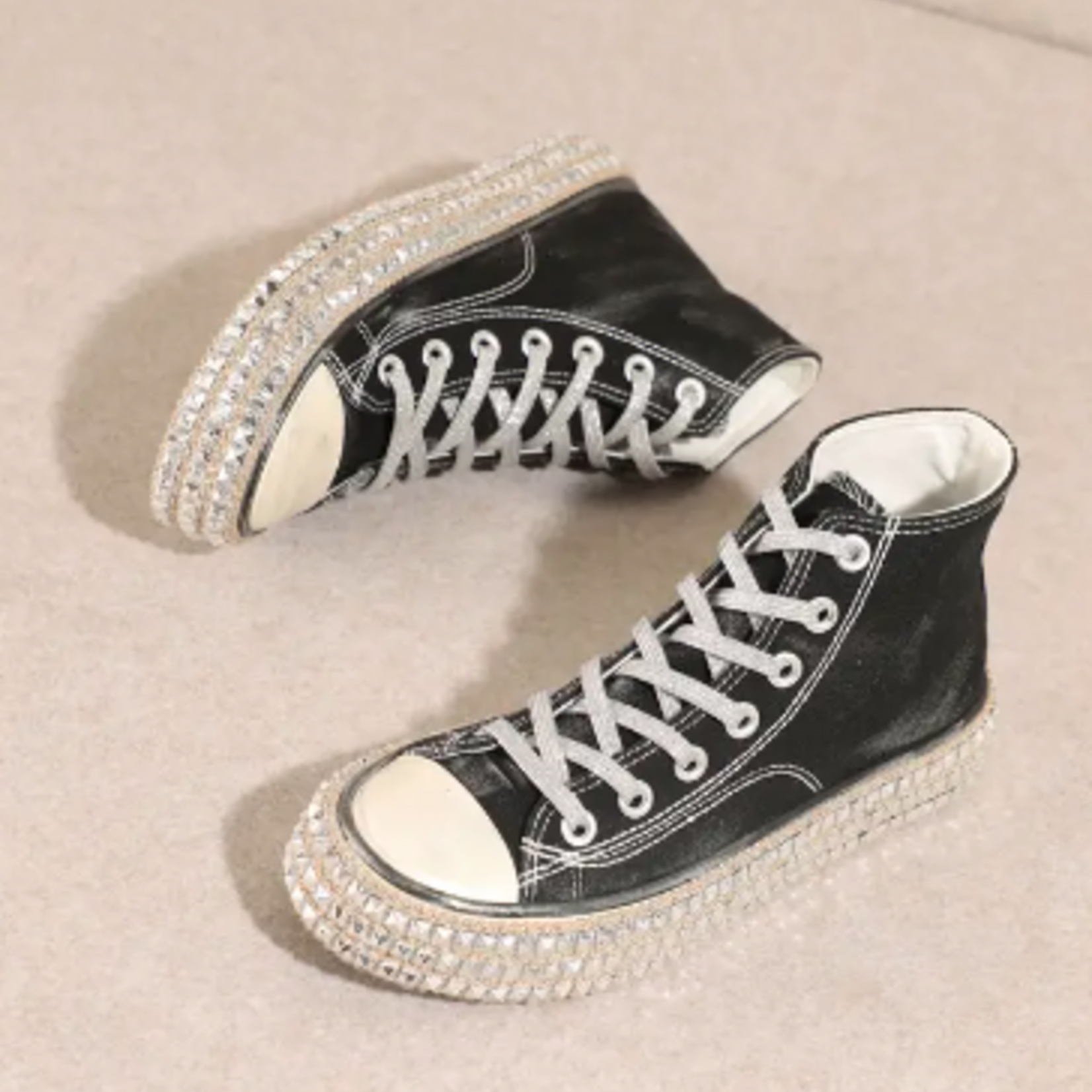 Miracle Miles Chantel Black Hightop