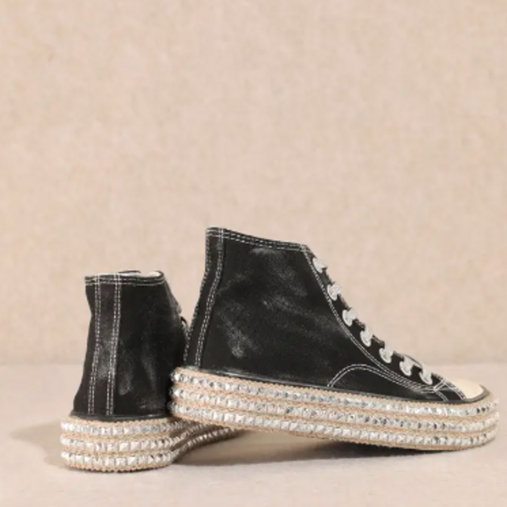 Miracle Miles Chantel Black Hightop