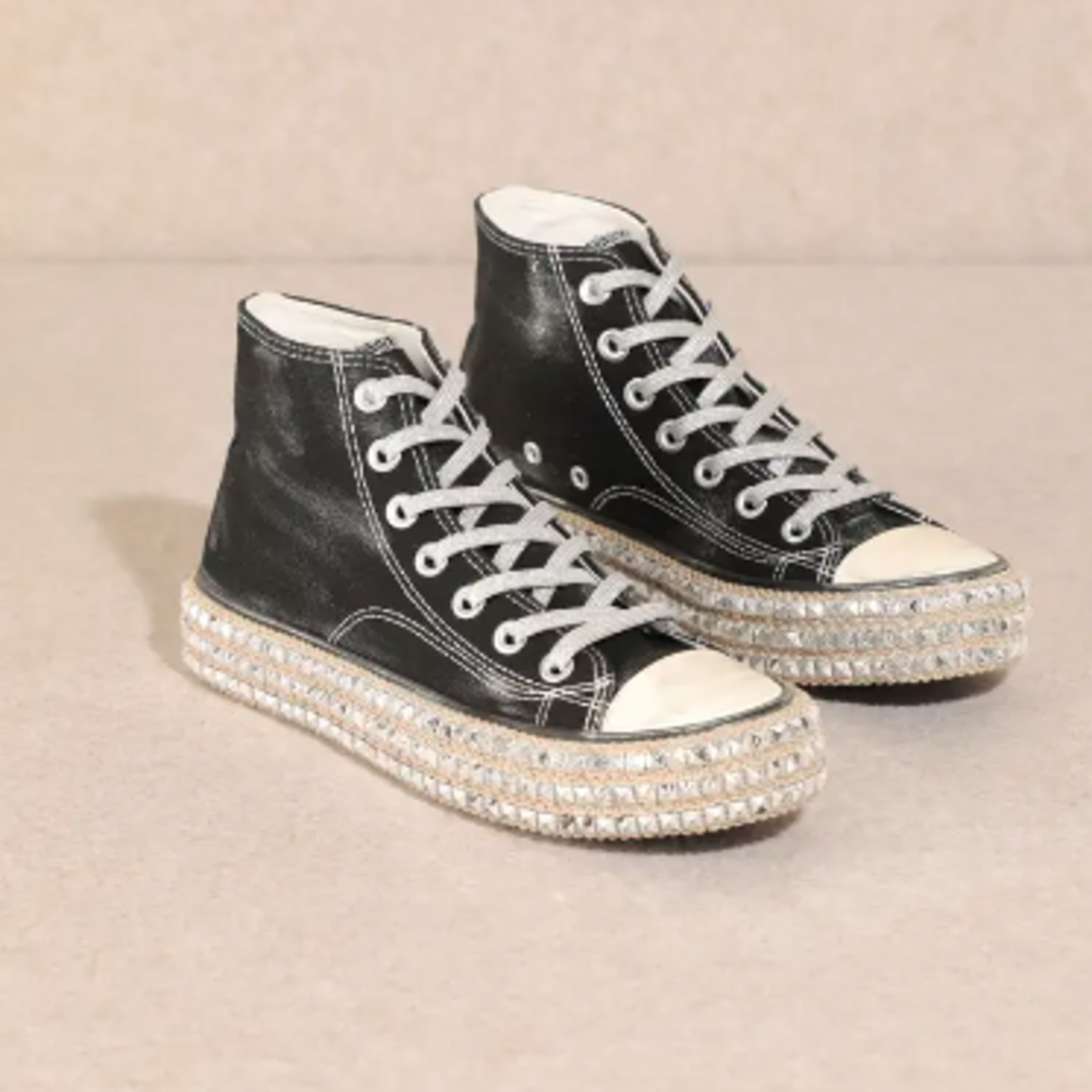 Miracle Miles Chantel Black Hightop