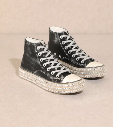 Miracle Miles Chantel Black Hightop