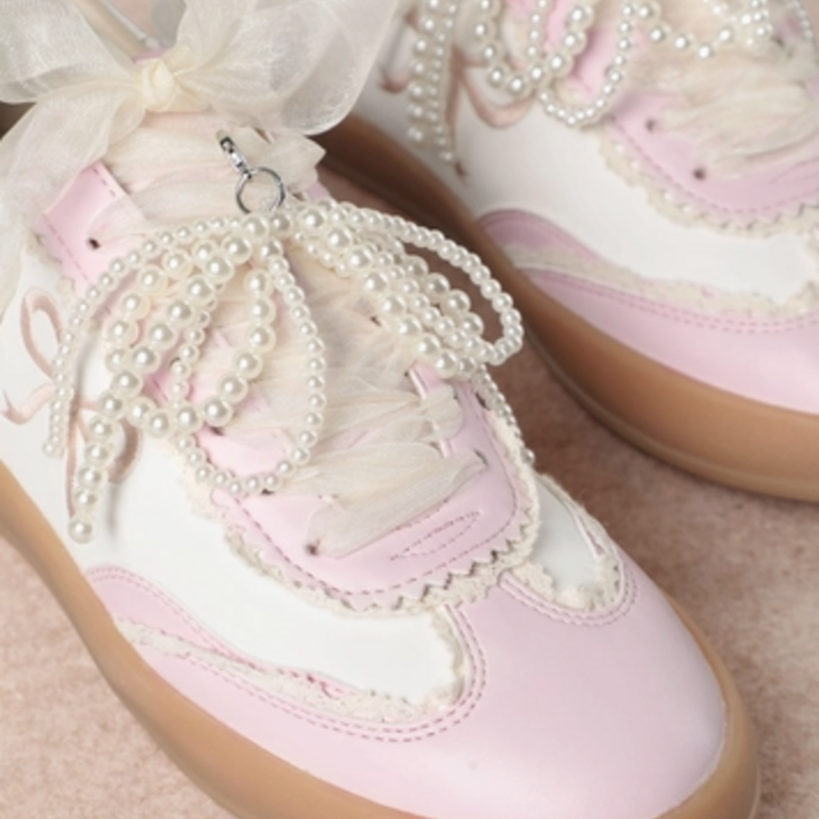 Miracle Miles Julie Sneakers White/Pink