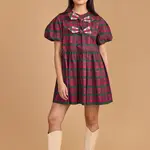Ella Dress Plaid Combo