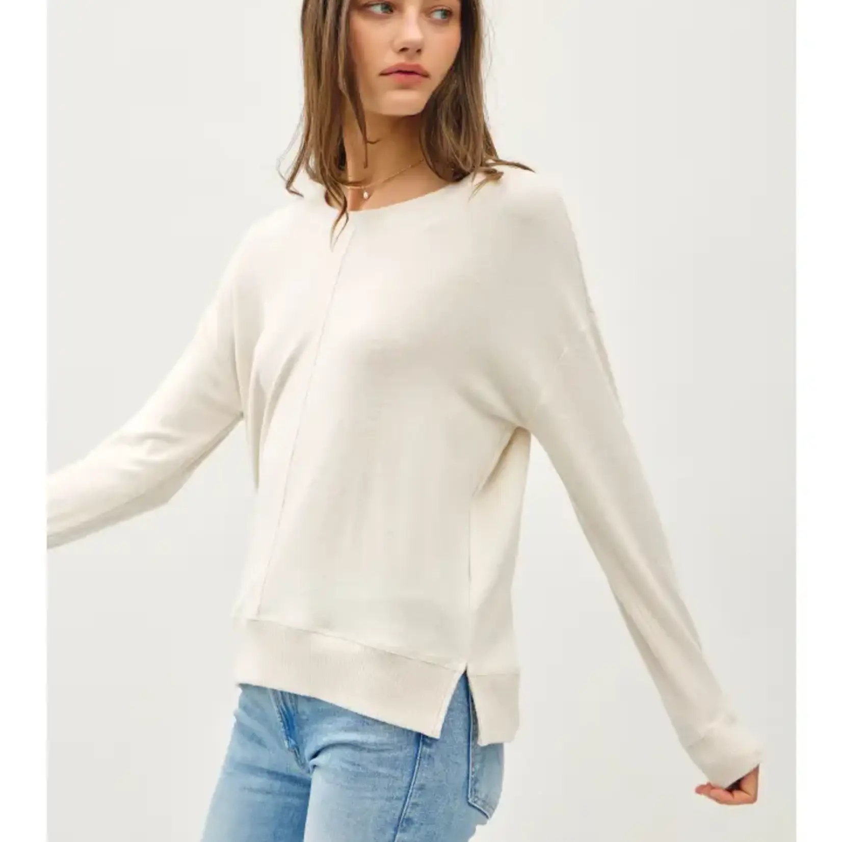 Be Cool Buttery Hacci Brushed Pullover Knit Top