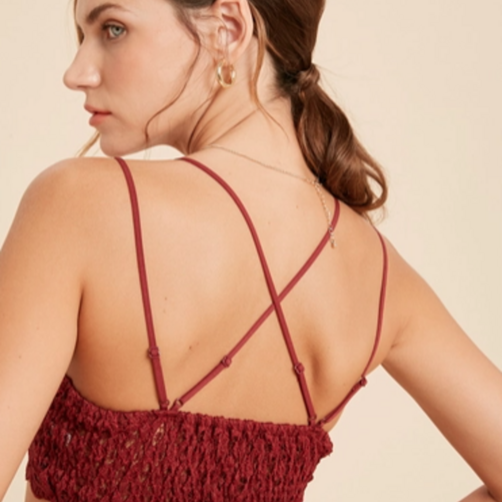 Scalloped  Lace Bralette