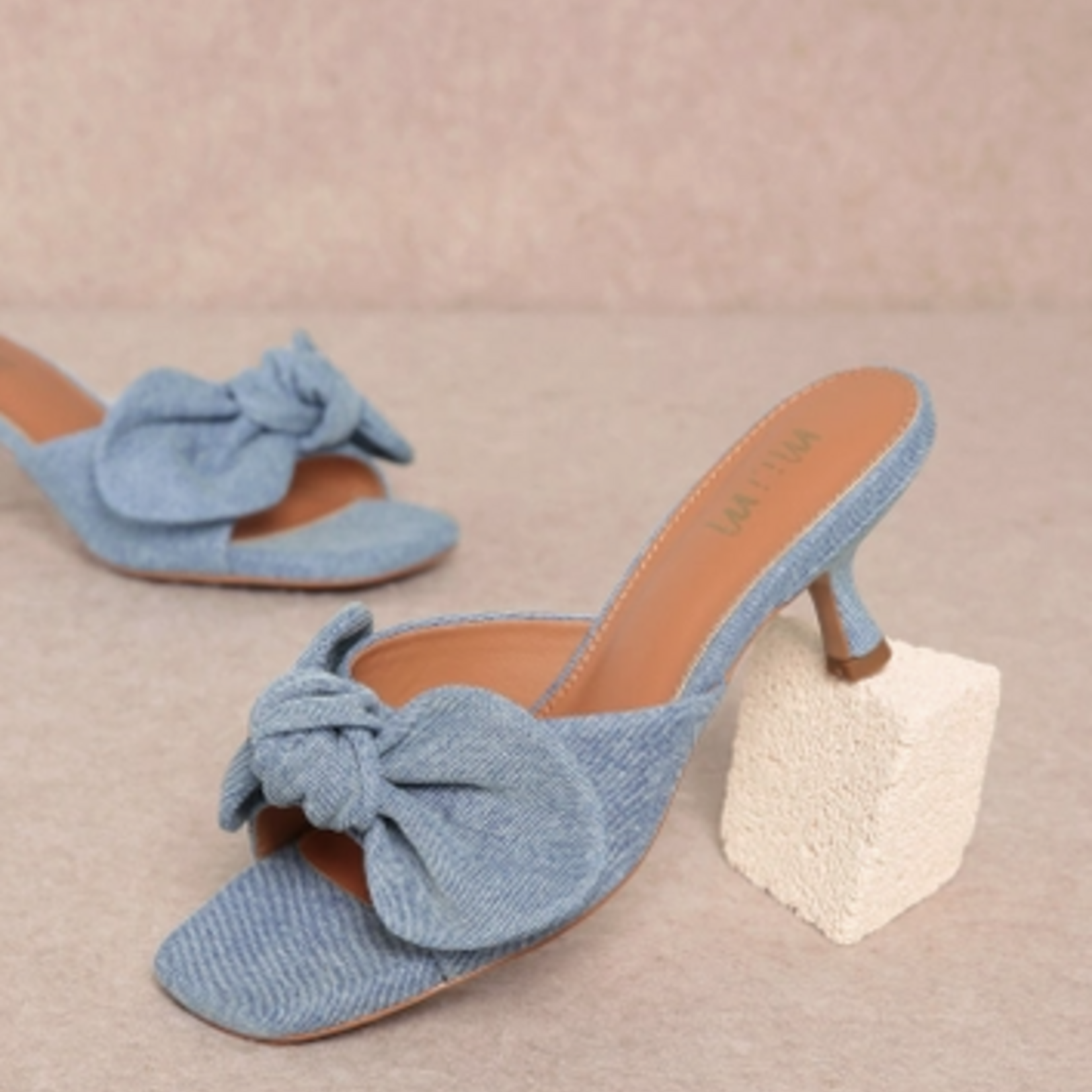 Miracle Miles Hannah Denim Bow Heel