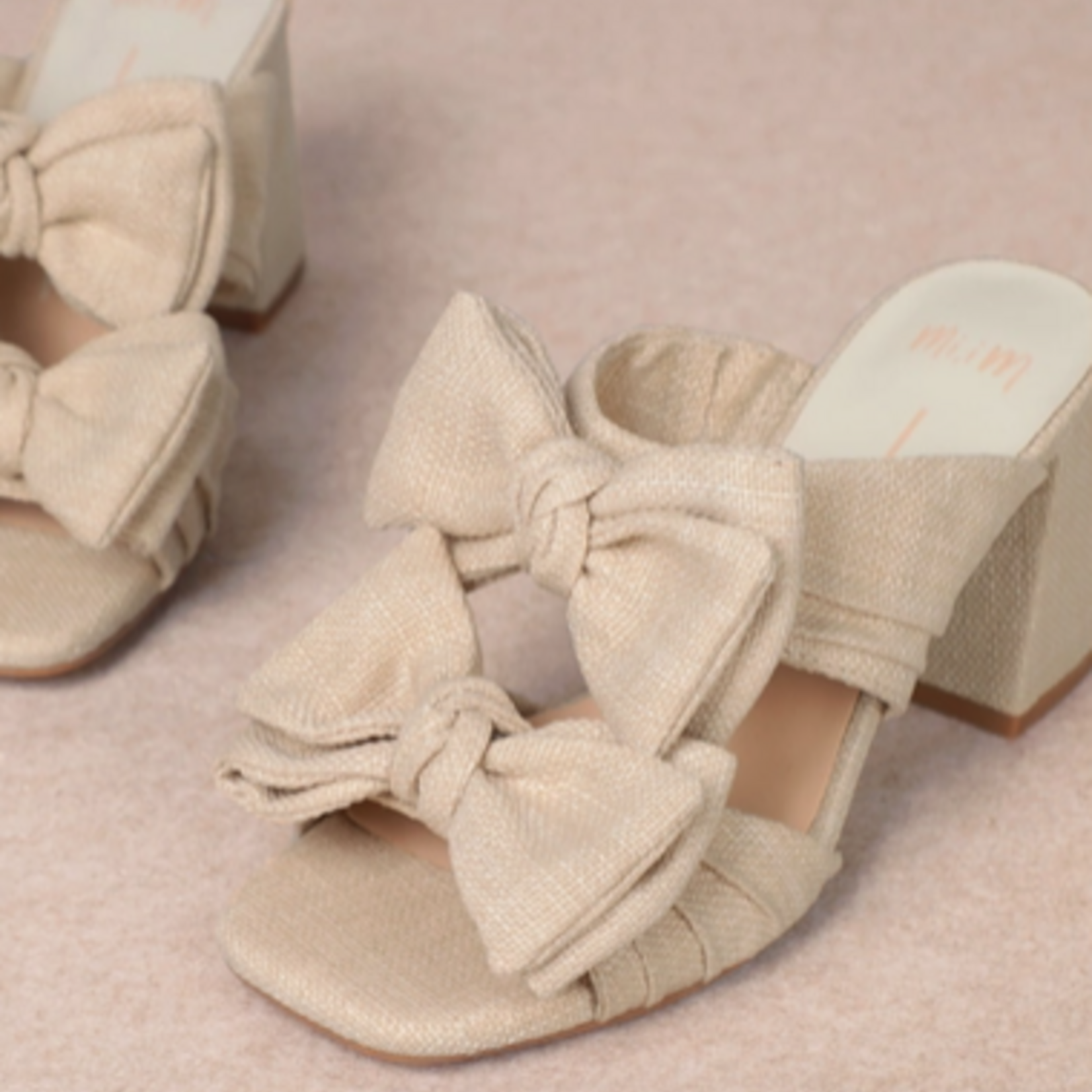 Miracle Miles Lucy Bow Mid Heel