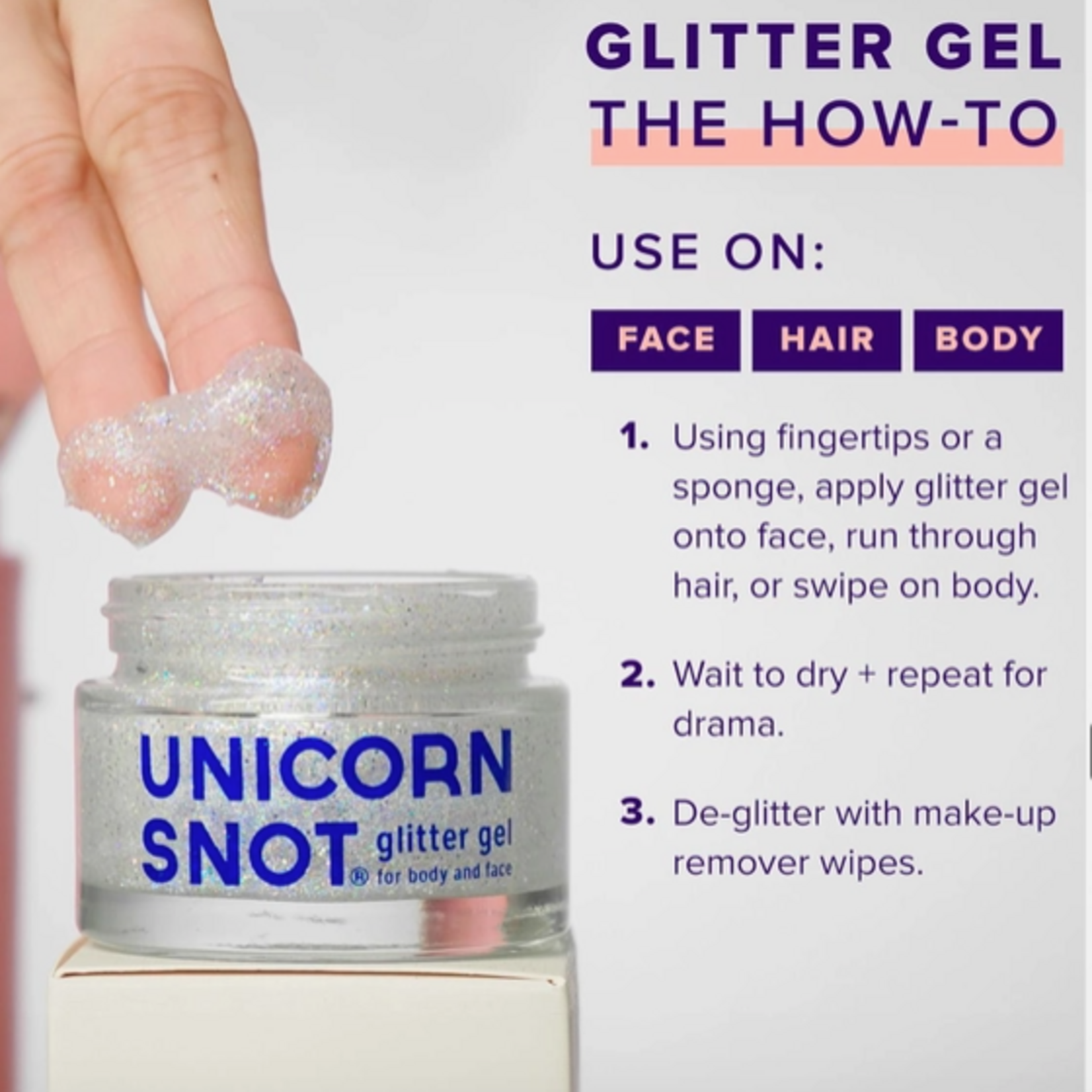 Unicorn Snot The Original Glitter Gel