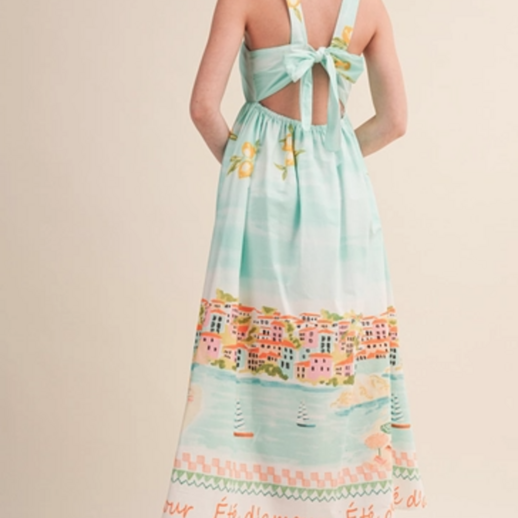Summer Landscape Midi Dress
