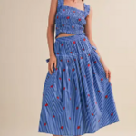Strawberry Skirt Set