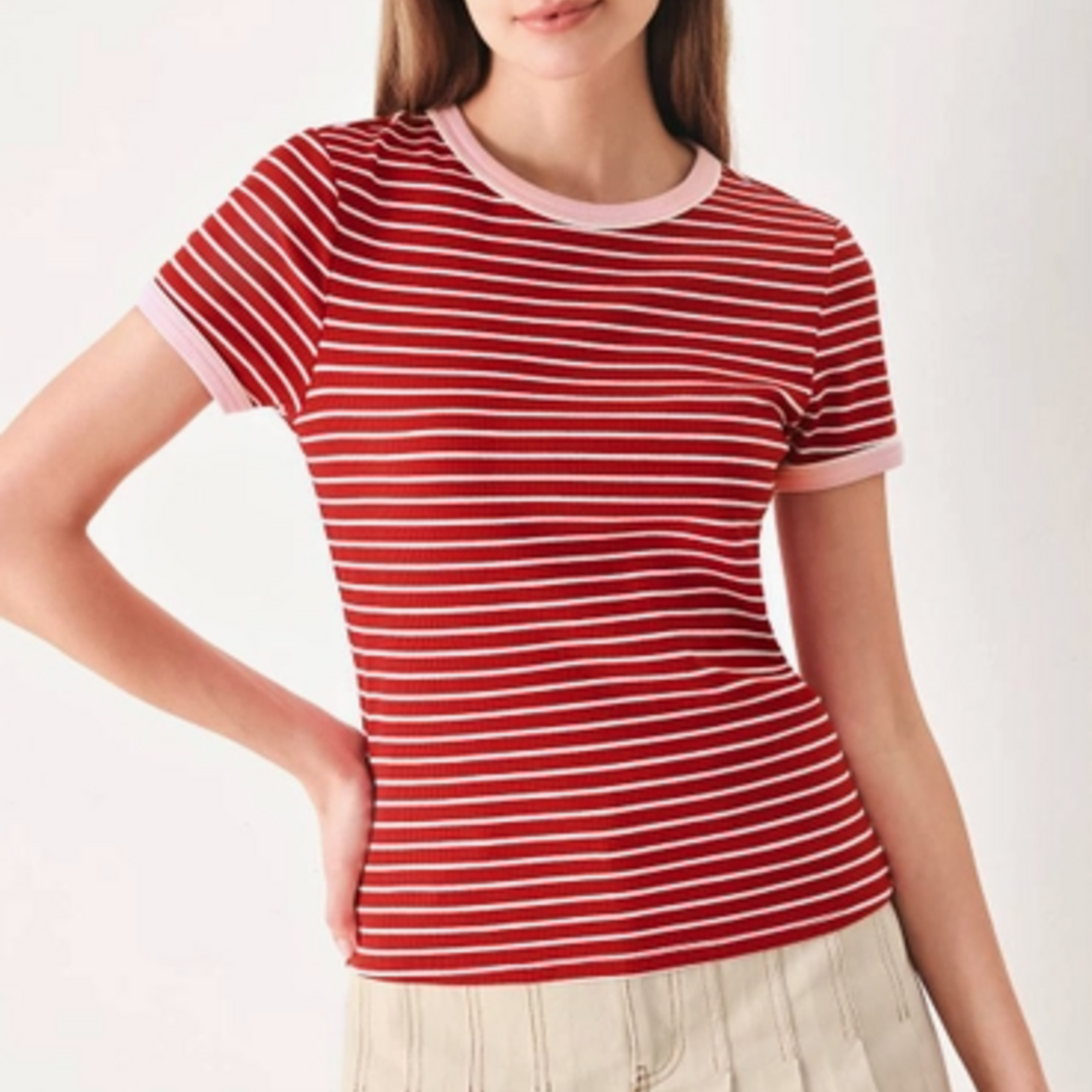 Marsha Ribbed knit Top