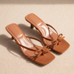 ABLE  Square Toe Kitten Heels