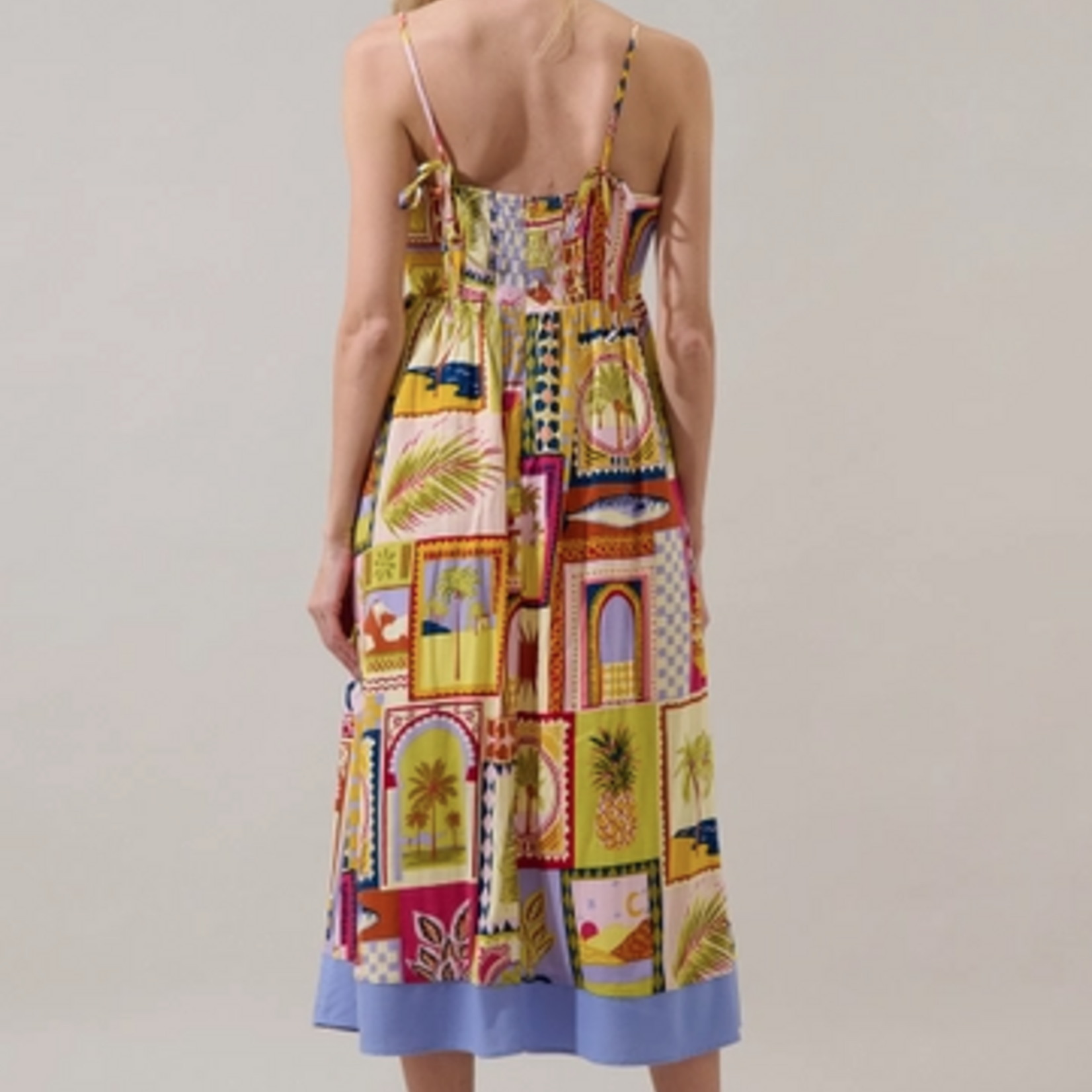 Sugar Lips Senia Midi Dress Talmar Postcard