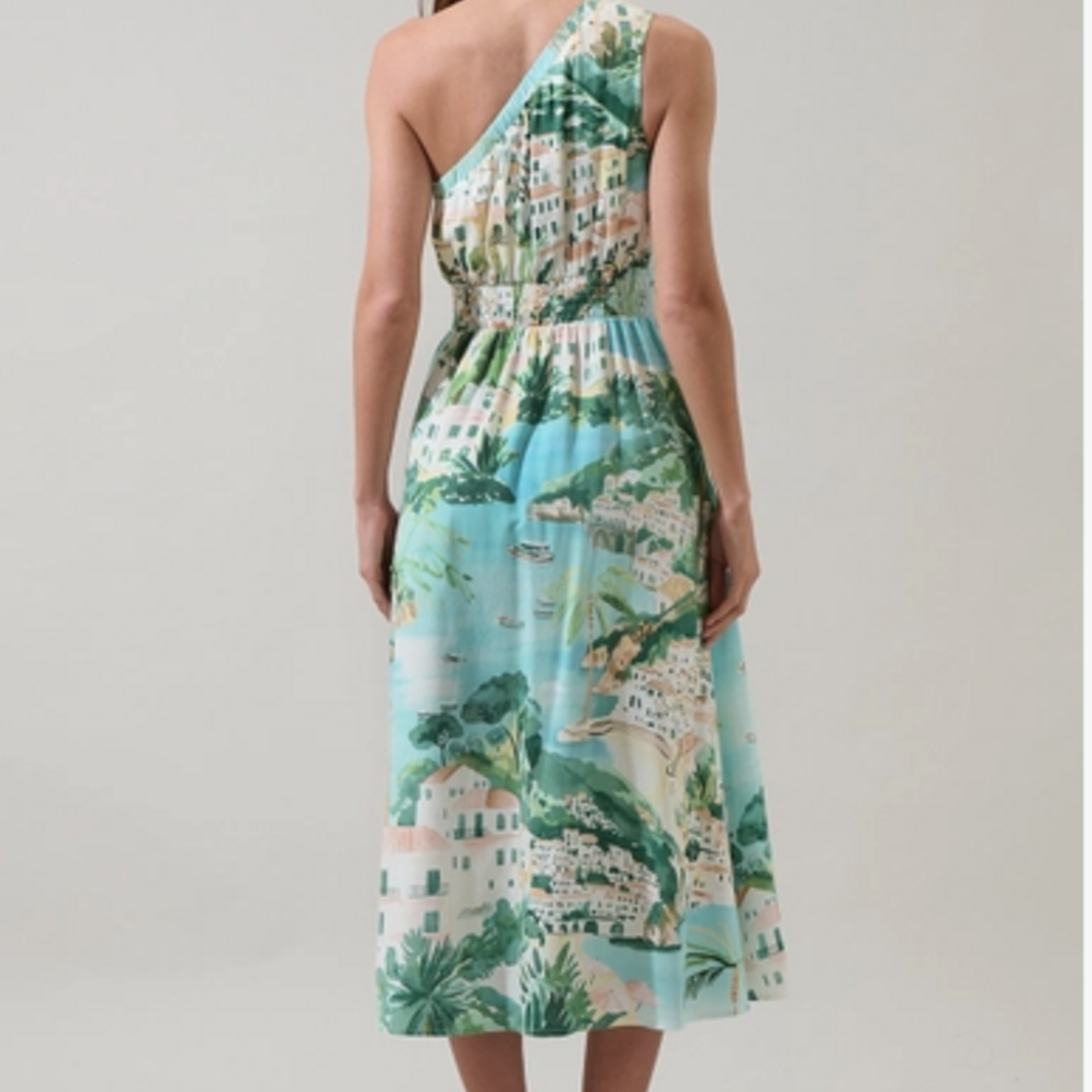 Sugar Lips Piti Town Islay Smocked Midi Dress