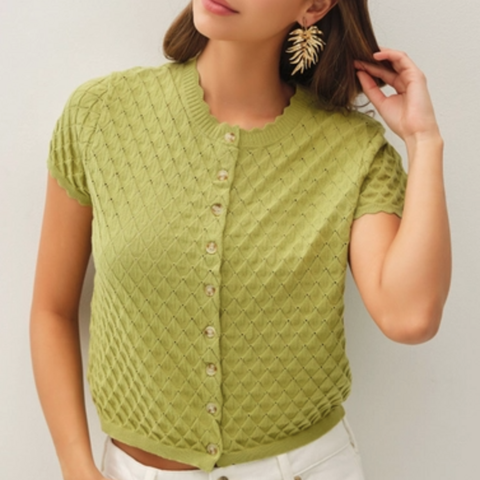 Be Cool Tony Short Sleeve Cardigan
